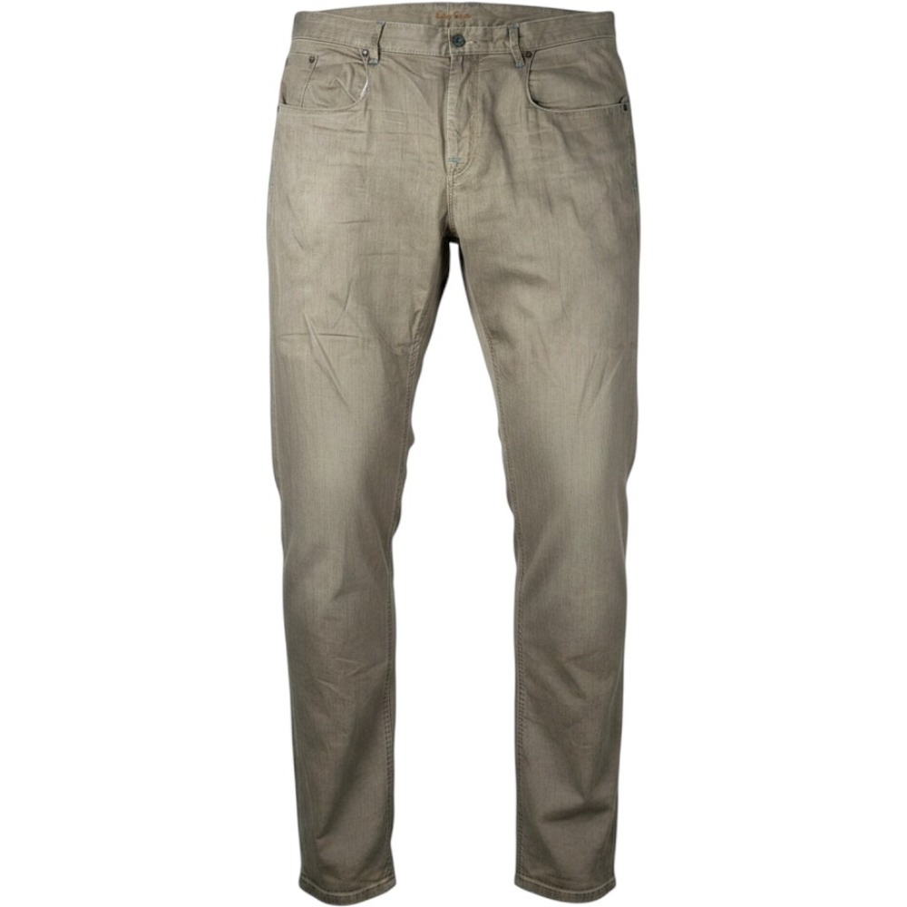 Robert Graham Slim Jim Jeans Mens 42 Khaki Tan Contrast Stitch Slim Straight